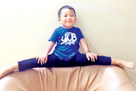 Mary Kom's three-year-old son Prince is so flexible!
