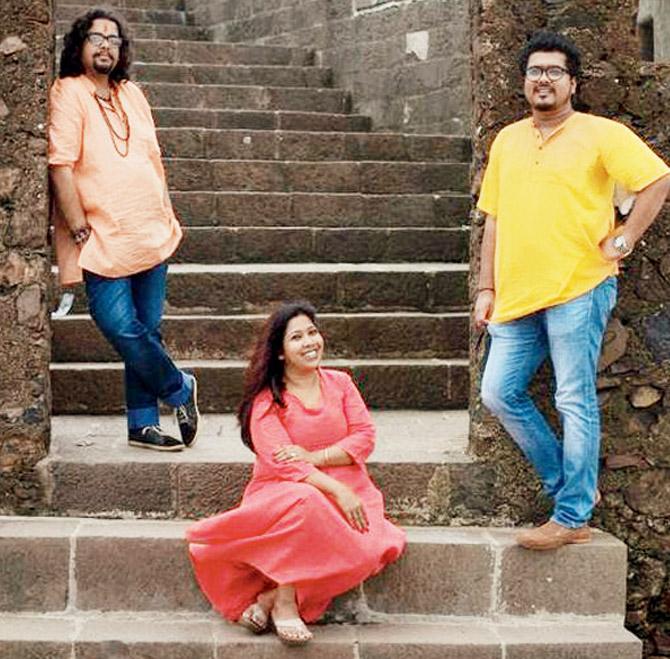 (Left to right) Randeep Bhaskar, Pooja Shankar and Rahul Mukherjee