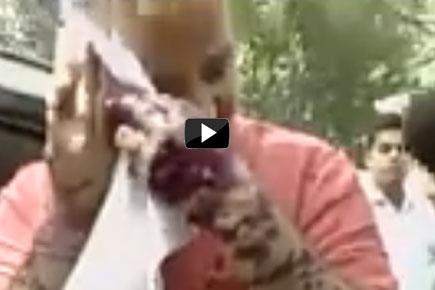 Watch video: New Delhi's Dy CM Manish Sisodia attacked with ink