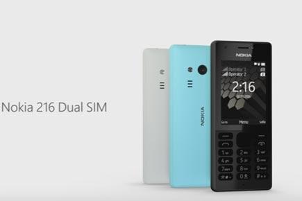 Tech: Nokia 216 Dual SIM phone launched at Rs 2,495 by Microsoft