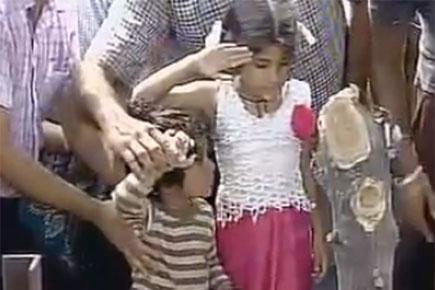 This video of Uri martyr's little kids paying their last respect will break your heart