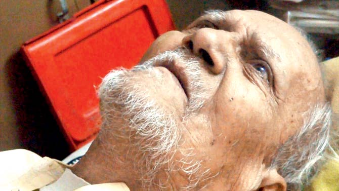 An old man suffering from cancer, who was shot by his granddaughter