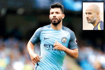 Pep Guardiola wants Manchester City's Sergio Aguero to get even better