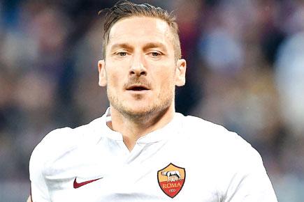 Roma's pride and birthday boy Francesco Totti is still rocking at 40