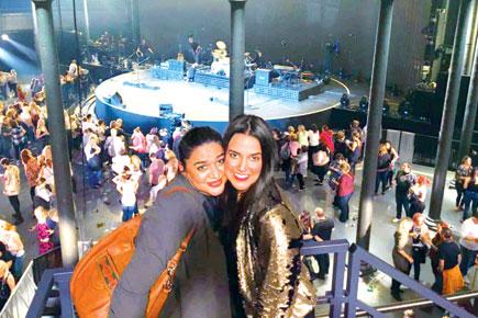 Neha Dhupia attends Apple Music Festival with bestie in London