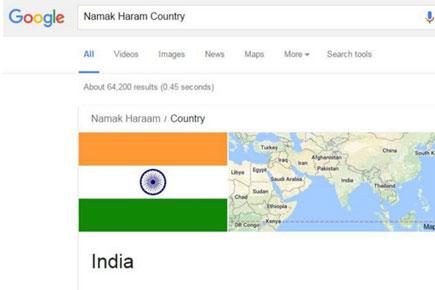 Pakistan mocks India with 'Namak Haram' image on Google and fails!