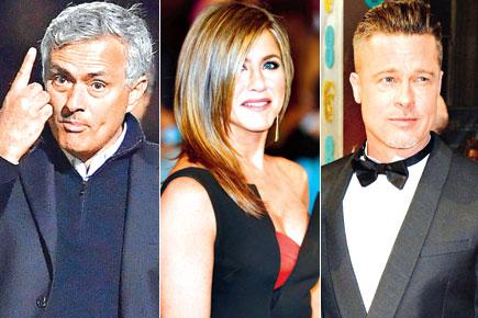 Jose Mourinho stunned by Jennifer Aniston, calls Brad Pitt a *w****r' Jose Mourinho and Brad Pitt