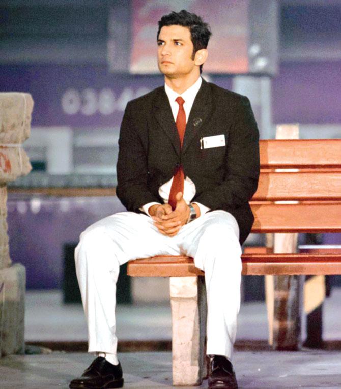 Sushant Singh Rajput in a still from the film