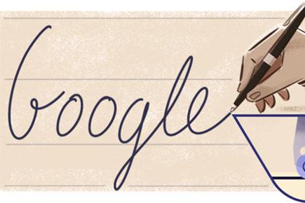 Google honours ballpoint pen inventor with a doodle