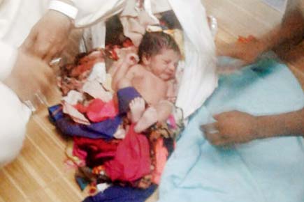 Shocking! Two-day old girl found stuffed inside bag in Mumbai gutter