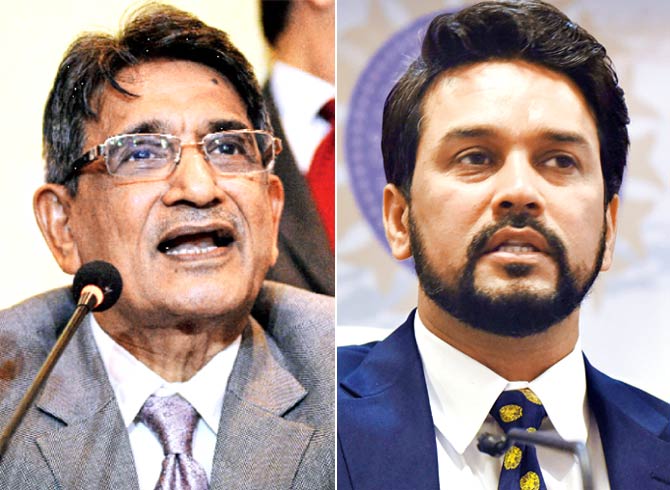 Lodha Panel and Anurag Thakur, whose views the Supreme Court took exception to