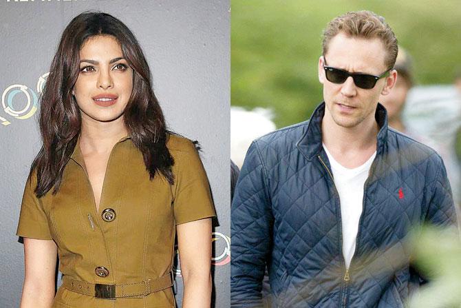 Priyanka Chopra and Tom Hiddleston