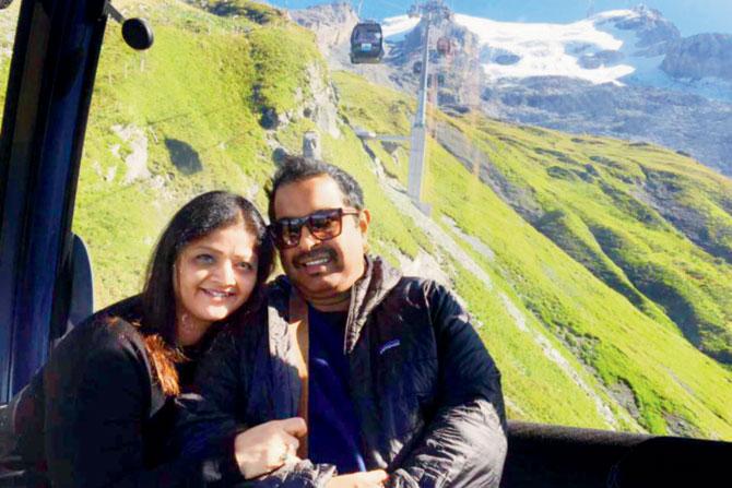 Shankar Mahadevan and wife Sangeeta