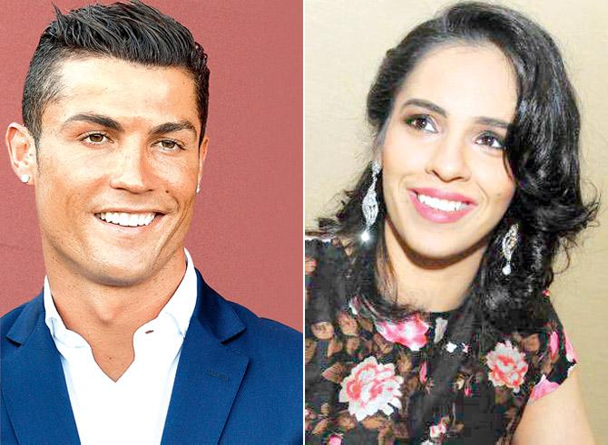 Cristiano Ronaldo and Saina Nehwal