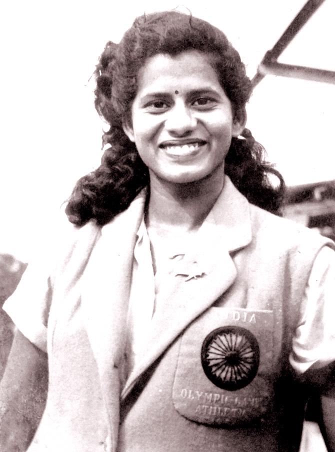 Mary Dsouza Sequeira in her glory days as an India athlete and hockey player. Pics/Mary Dsouza Sequeira
