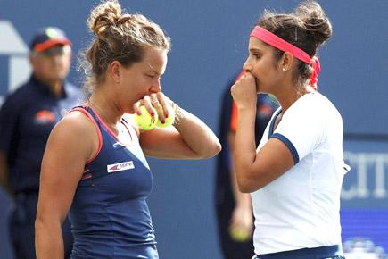 US Open: Sania Mirza and Barbora Strycova knocked out of women's doubles