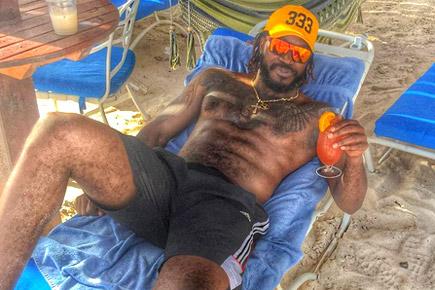 Chris Gayle needs b***s and ladies for a swim