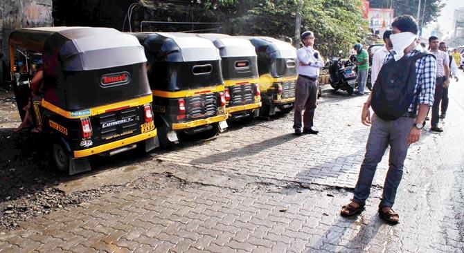Mumbaikars had a tough time during morning peak hours on Wednesday after autos went on a day-long strike