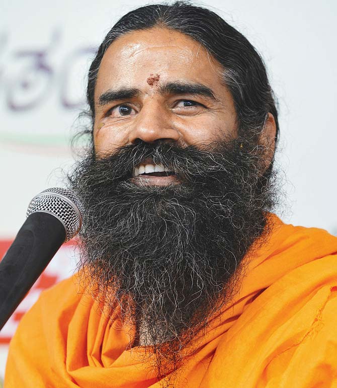 Baba Ramdev. Pic/AFP