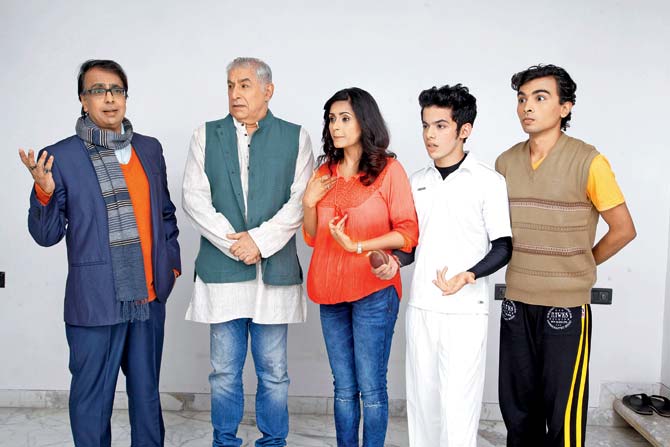 In Can I Help You?, directed by Abhishek Pattnaik, Safary shares stage with theatre stalwarts like Dalip Tahil and Anant Mahadevan