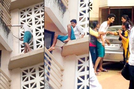 20-year-old climbs up three floors with sword to avenge insult to mother