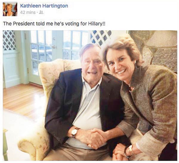 A screengrab of the post Kennedy put up on Facebook