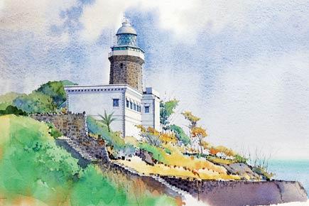 Beacons on water: Artist travels around India to paint lighthouses