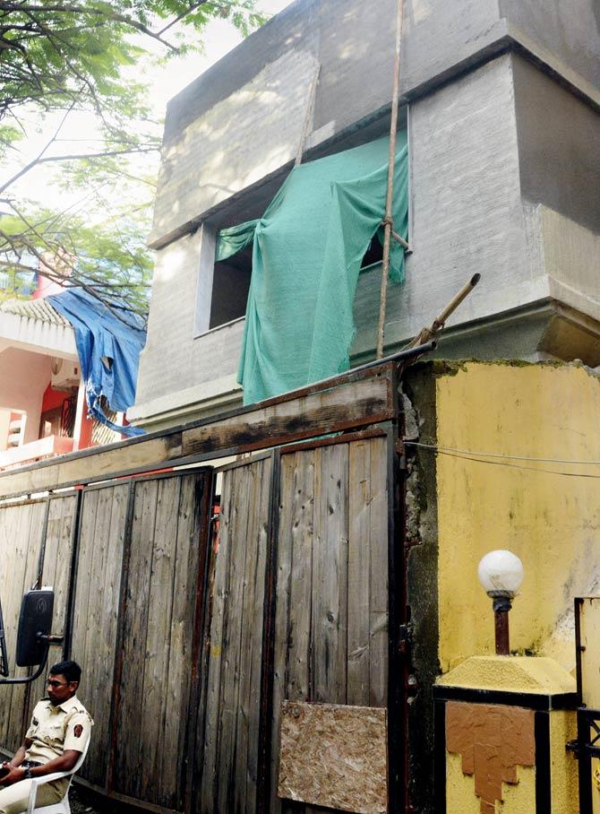 Kapil Sharma’s bungalow at Four Bungalows area in Andheri (West), MHADA Colony, where the actor had allegedly carried out some illegal alterations. File pic