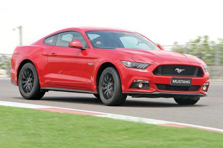 Test driving the Ford Mustang V8