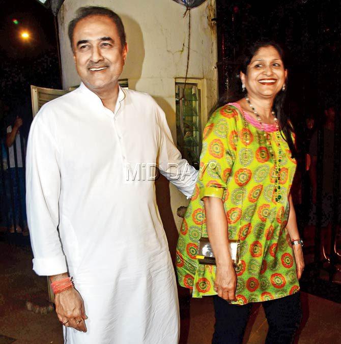 Praful Patel with wife Varsha