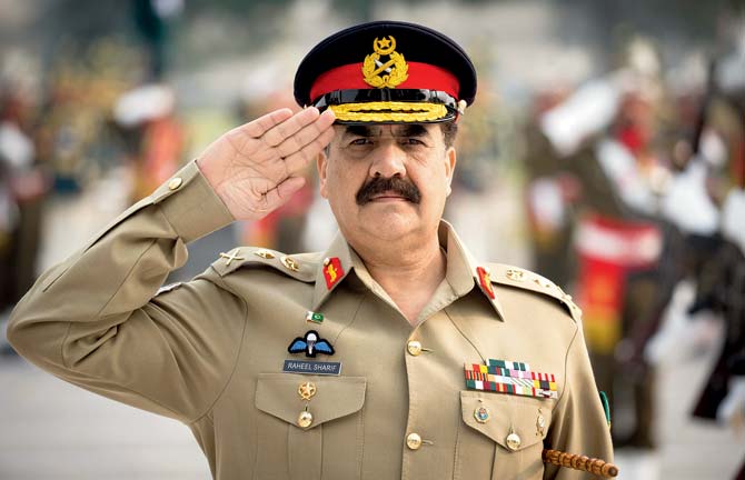 Pakistan Army Chief Raheel Sharif. File pic