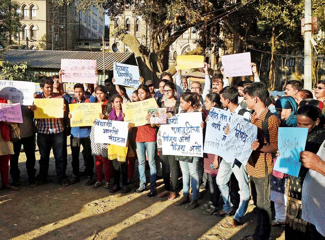 Mumbai students protest for Dalit rights after the death of Dalit student Rohit Vemula in Hyderbad in January. One can only hope that these brave young people will develop their idealistic views as they move into adulthood. Pic/AFP
