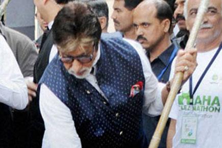 When Amitabh Bachchan picked up a broom