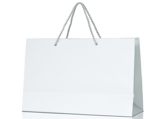 Apple patent, white paper bag