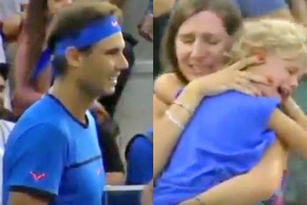 Watch video: Rafael Nadal halts match to help mother find lost daughter