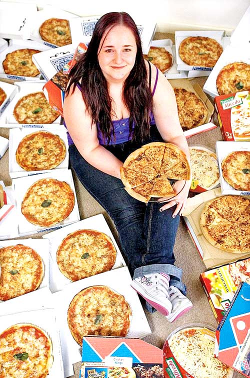 Sophie Ray, bizarre pizza-diet disorder