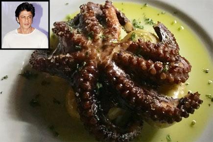 Shah Rukh Khan tried to eat an octopus! Here's what happened next...