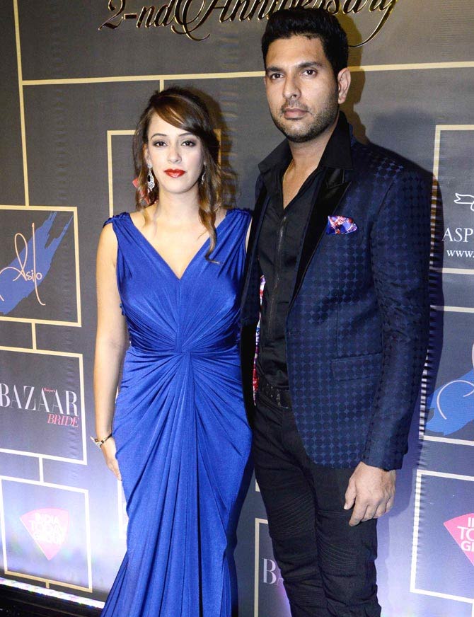 Yuvraj Singh and Hazel Keech