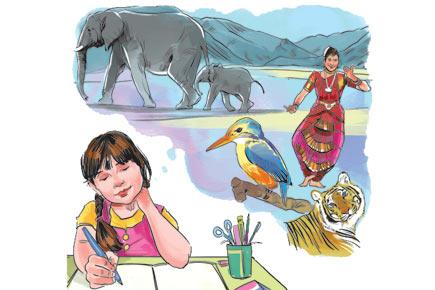 Author Shamim Padamsee invites children to write about their vision for India