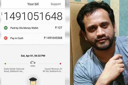 Not an April Fool's prank! Mumbai man charged Rs 149 cr by Ola on April 1