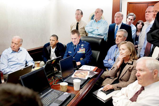 Former President Barack Obama in 2011, closely monitoring the NavySEALâu00c2u0080u00c2u0088attack in Pakistan that took down Osama bin Laden