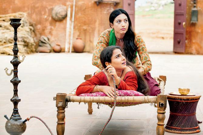 Vidya Balan and Gauahar Khan in Srijit Mukherjee’s Begum Jaan