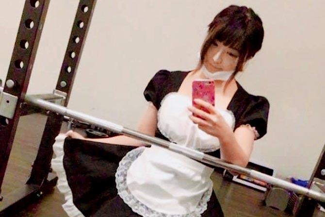 New gym in Tokyo offers workouts with cute maids in frilly aprons