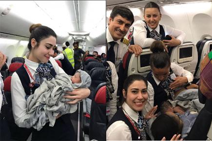 It's a girl at 42,000 ft! Baby born mid-air on Turkish Airlines flight