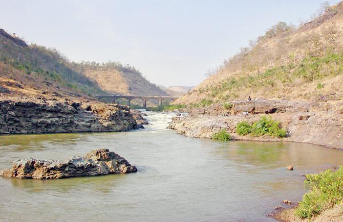 Vaitarna River at Taluka Mokhada-Shahpure, 145 km north-east from Mumbai. File Pic