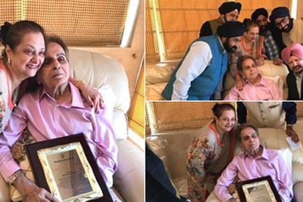 Dilip Kumar: God's grace and your prayers with me. I am much better