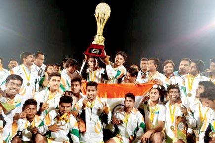 India emerge champions in school hockey event
