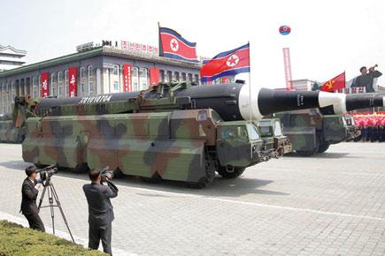 North Korea puts its might on parade