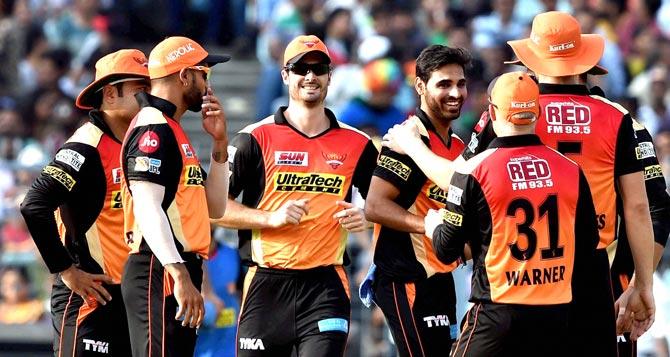 Sunrisers Hyderabad player. Pic/PTI