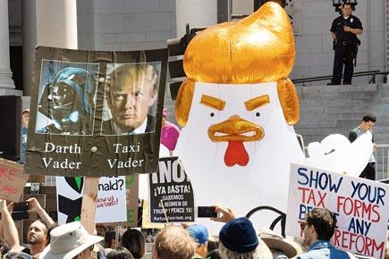 15 held in anti-Trump 'Tax March' across the United States